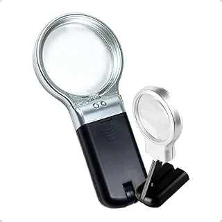 Lupa Com LED Base Ajustável 3X