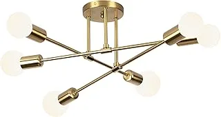 Pendente 6 Cabeças Dourado