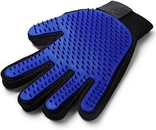 Luva Escova Nano Magnética Azul