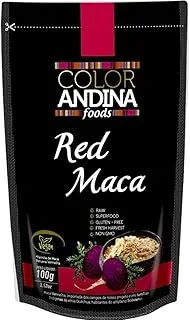 Maca Peruana Vermelha Red Color Andina