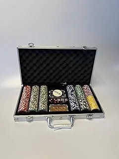 Maleta Poker 300 Fichas Holográficas