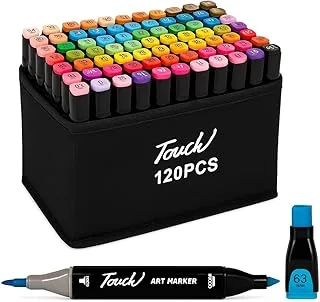 Kit 120 Canetas Marcador Permanente Touch