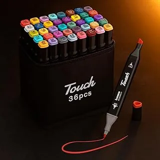 Kit 48 Canetas Marcador Permanente Ponta Dupla