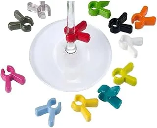 Marcadores de Taças Silicone 12 Peças