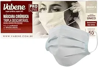 Máscara Descartável Vabene Tripla