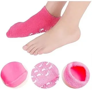 Par Meias Hidratante Gel Silicone