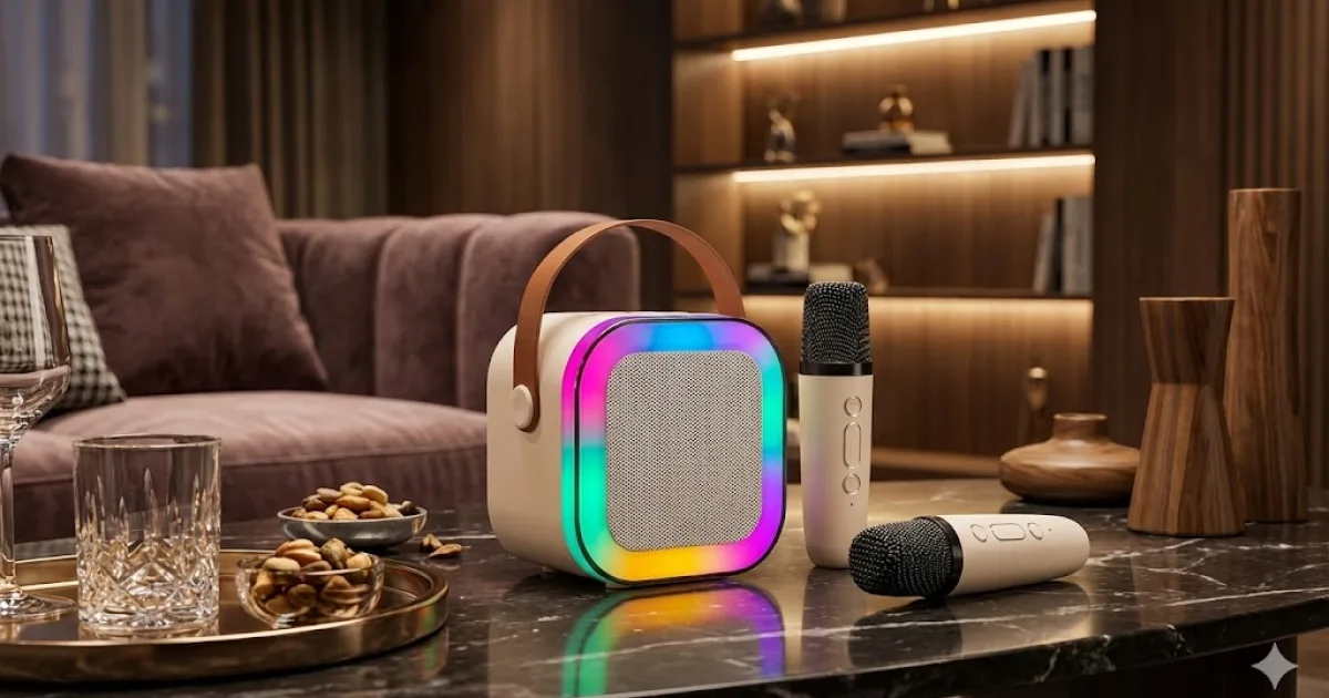 Melhor microfone de karaokê com caixa embutida: Os 10 melhores em 2026