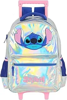 Mochila Stitch Holográfica Prata