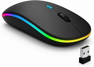 Mouse Recarregável RGB LED