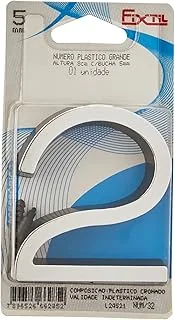 Fixtil Número Cromado