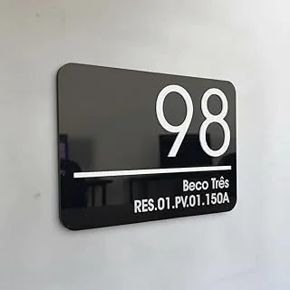 Placa Residencial Personalizada