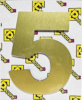 Número ACM Ouro Escovado