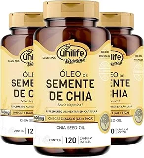 Kit 3 Óleo de Semente de Chia Unilife