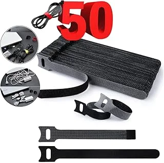 Abraçadeira Organizadora com Velcro 50 Unidades