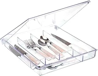 Porta Talheres Acrílico com Tampa Loboy