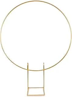 Arco de Festa Redondo 1.50m Desmontável Dourado