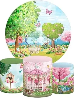 Kit Decoração Master Painel Redondo + Trio Capas Jardim