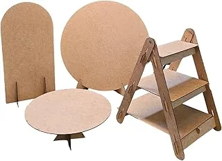 Kit Festa 4 Peças em MDF Monta Fácil