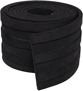 Painel Ripado EVA Meu Rodapé Preto