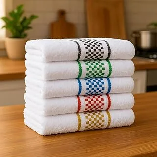 Kit 05 Pano De Prato Felpudo Premium Gourmet