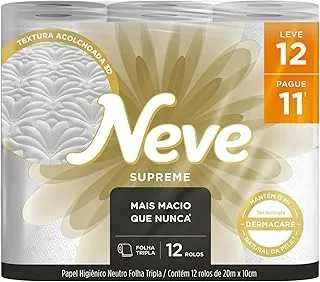 Neve Supreme Folha Tripla 12 Rolos