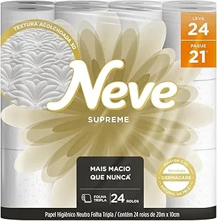 Neve Papel Higiênico Supreme Folha Tripla