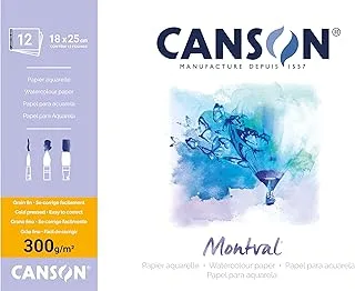 Canson Montval Bloco 18x25cm 300 g/m²