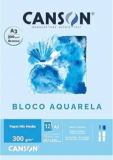 Bloco Aquarela Canson A3 300G