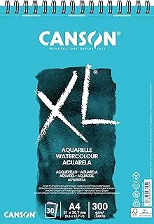 Canson XL Aquarelle Caderno Espiral A4 300g/m²