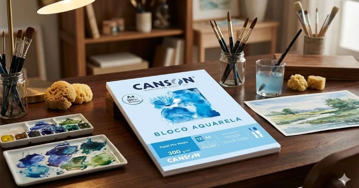 Melhor papel para aquarela: Os 10 melhores em 2026