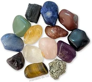 Kit Seleção de 14 Cristais Mandala de Luz