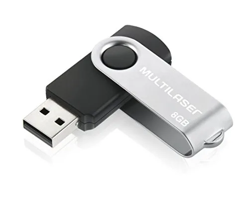 PEN DRIVE TWIST 8GB USB LEITURA 10MBS
