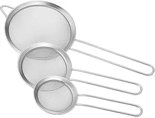 Kit Peneiras Coador Escorredor 3 Peças
