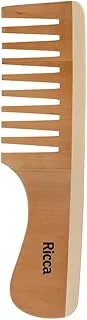 Ricca Pente Madeira Dente Largo