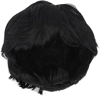 Peruca Curta Franja Oblíqua