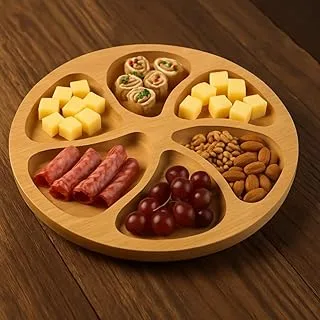 Petisqueira Madeira Redonda 30cm