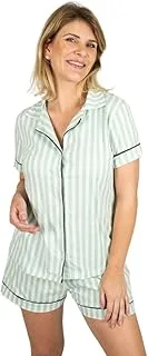 Pijama Americano Piante Viscose