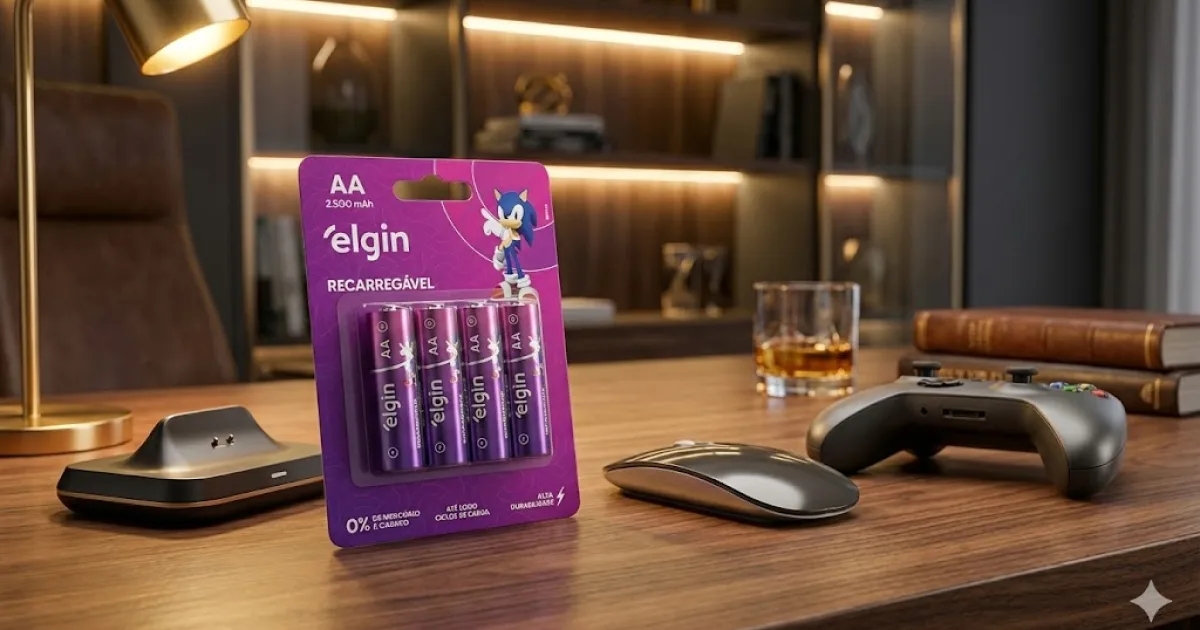Melhor pilha recarregável: As 10 melhores em 2026