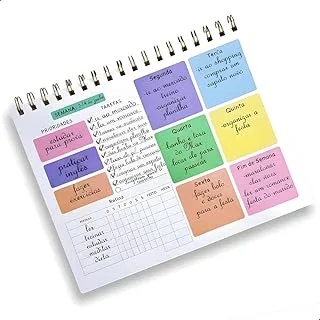 Planner Semanal de Mesa Acetato