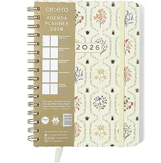 Agenda Planner Wire-O Jardim
