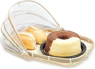 Cesto Porta Pão Bambu Retrátil