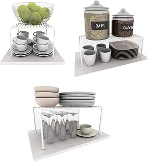 Kit Organizador Armário Aço 3 Unidades