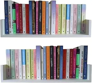 Kit 2 Prateleiras MDF Branco Decoração