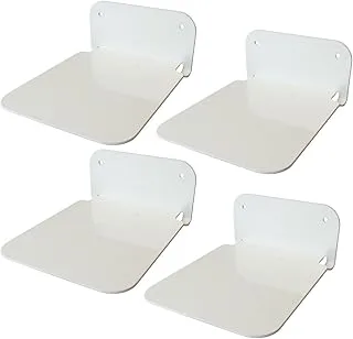 Kit 4 Suportes Invisíveis de Metal Oculto