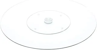 Centro de Mesa Giratório Vidro 34cm