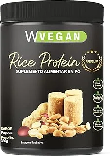 W Vegan Rice Protein Premium Paçoca 330g