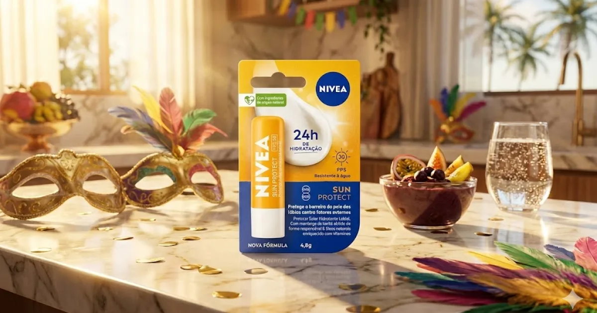 Melhor protetor labial com FPS para o Carnaval: Os 10 melhores em 2026