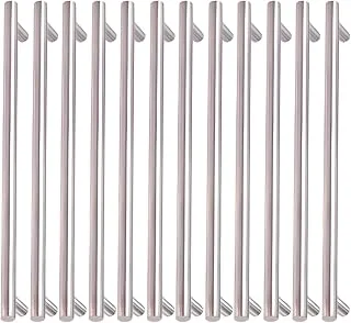 Kit 12 Puxadores Haste Redonda Inox