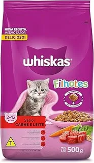 Ração Whiskas Carne e Leite