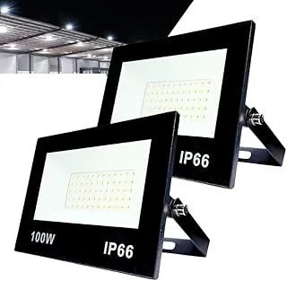 Kit 2 Refletores Led Holofote 100W